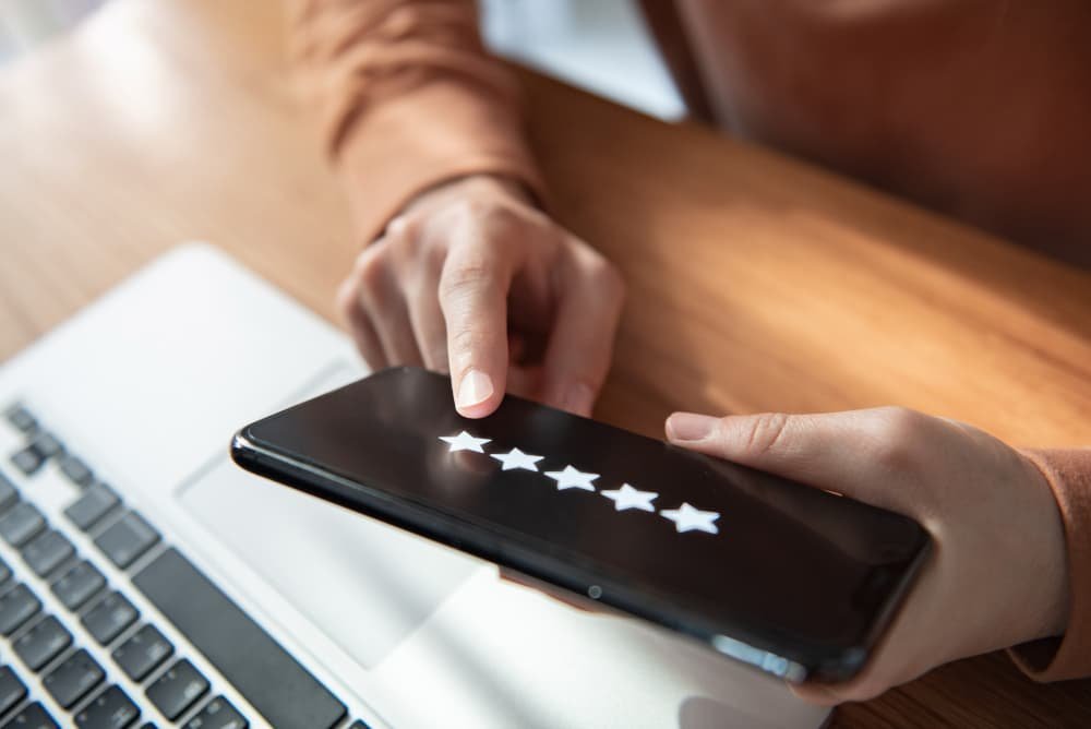 5 étoiles ou avis dans une enquête